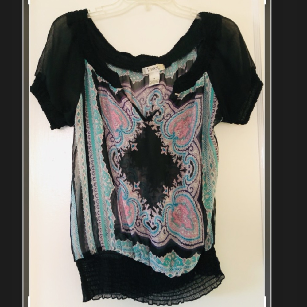 Unique mesh shirt with cool design